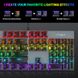 Ігрова механічна клавіатура TWolf T17 Blue Switch c RGB підсвічуванням black